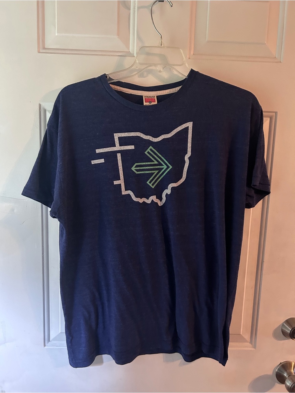 Pelotonia Bike Race For Cancer 2018 T-shirt  navy sz xxl made in USA